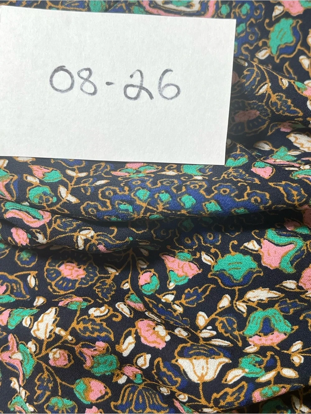 J. Crew Women’s Blue Green Floral Peplum Bell-Sleeve Blouse Size Medium
